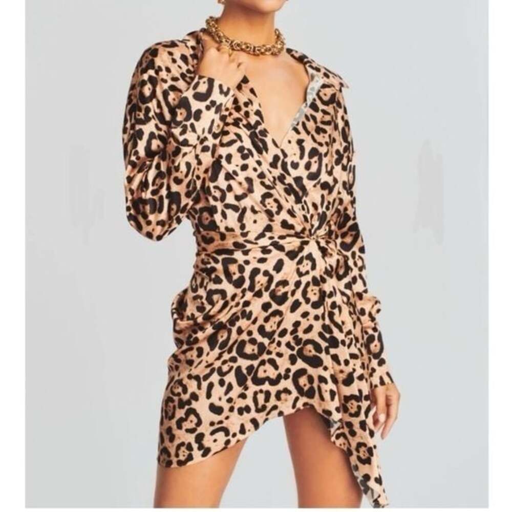 NWT SER.O.YA Womens Silk Dress Chettah Print Size XS​​​​​​​